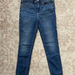 American Eagle Outfitters Dark Blue Skinny Jeans